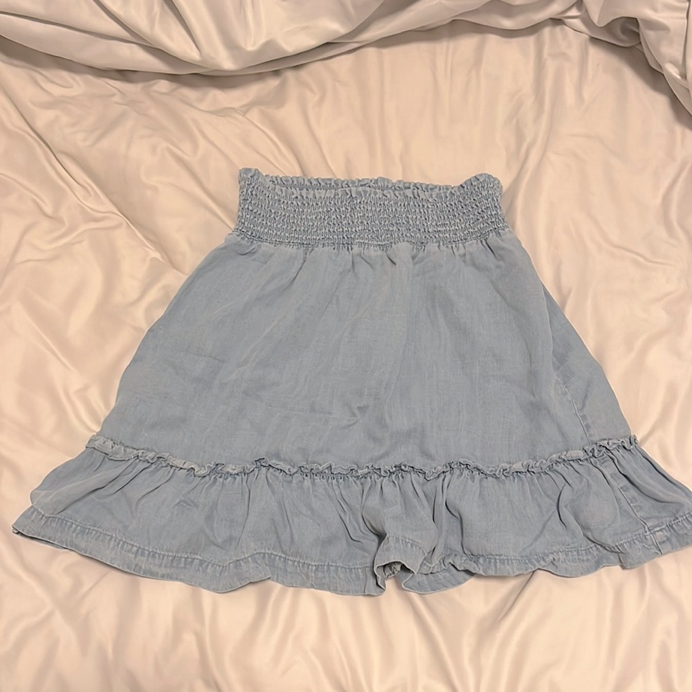 light wash blue skirt. Size 4